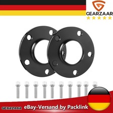 Spurverbreiterung Spurplatten Passend für BMW E91 Schwarz Alu 5x120 Ø72,6 2x10mm