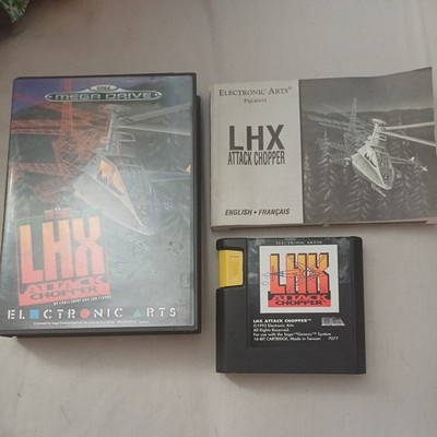 Sega Mega Drive Spiel EA Air Force LHX Attack Chopper PAL UK Megadrive