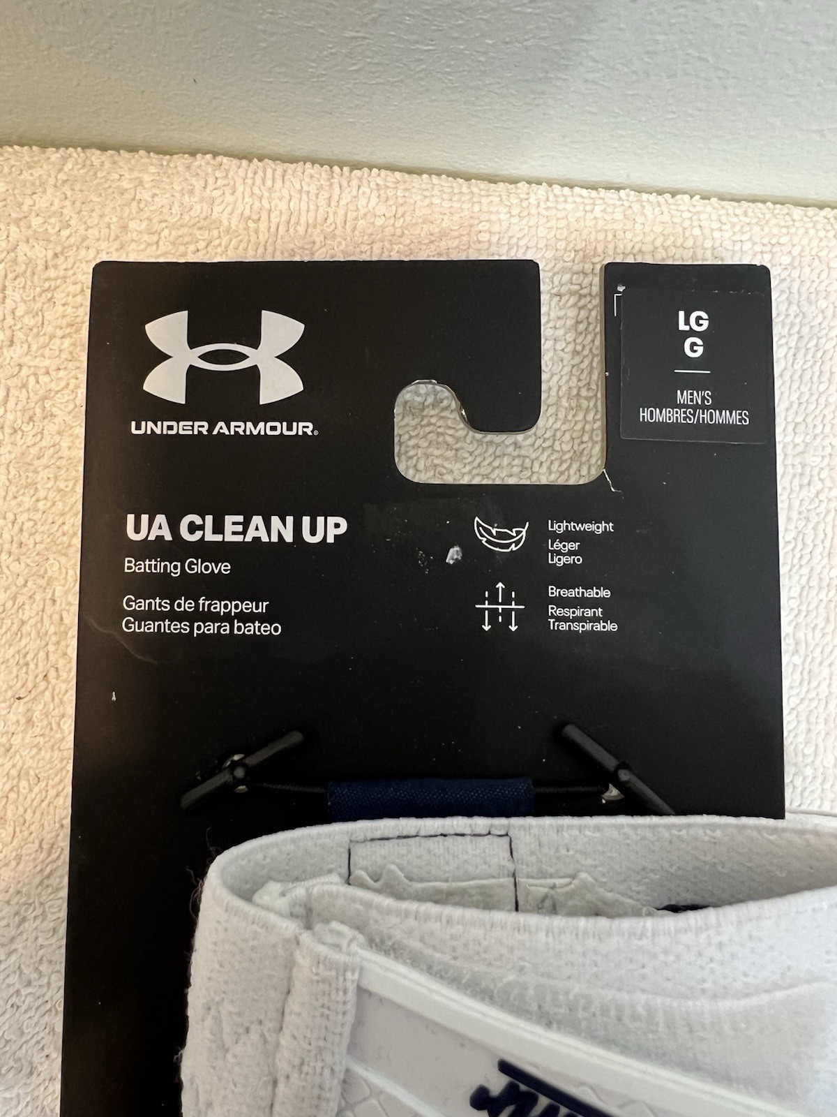 NWT - Under Armour  - Adult Men's Batting Gloves  - Baseball / Softball - Large thumbnail 6