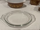 Early American Pyrex Casserole Dishes 9 Pc Set Brown and Gold Vintage Nice Set — photo 6