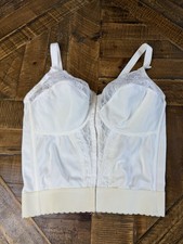 Women's Vintage JCPenney ILGWU Corset Size 38D Beige Padded USA Made