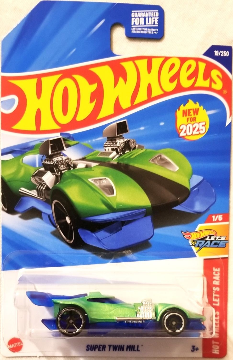 Hot Wheels - 2025 Hot Wheels Let's Race 1/5 Super Twin Mill 19/250 (BBJBB72)