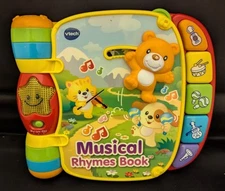 VTECH MUSICAL RHYMES BOOK. Gently-Used. Music & Song. FREE SHIPPING!         