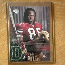Upper Deck 2006 NFL Players Rookie Premiere Vernon Davis Rookie Card #5 49ers. rookie card picture