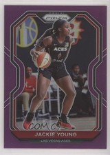 2021 Panini Prizm WNBA Purple Prizm 57/99 Jackie Young #47 n0c