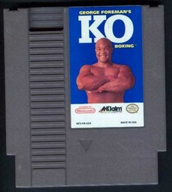 George Foreman's K.O. Boxing - NES Nintendo KO