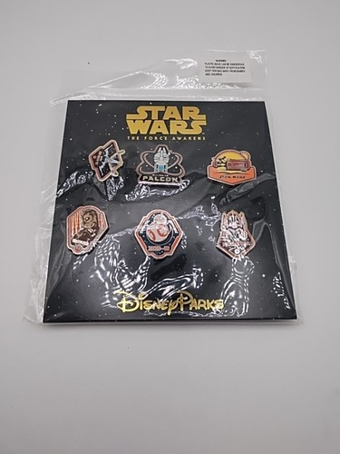 Star Wars The Force Awakens 6 Pin Booster Set Disney Trading Pins - Picture 7 of 7