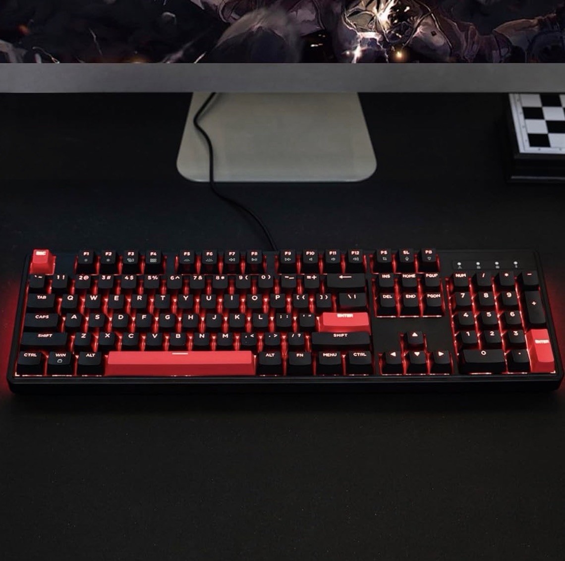 NEW Lemokey X3 Mechanical Gaming Keyboard Wired,100% Layout,Brown Switches,Black