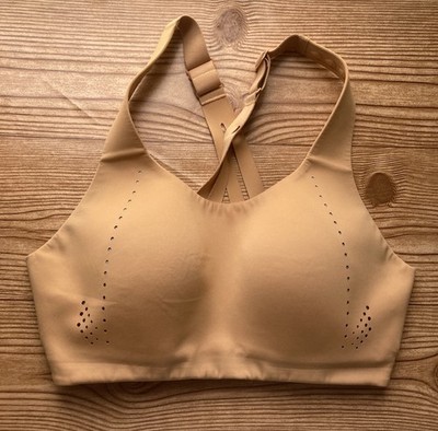 Lululemon AirSupport Bra *High Support in Warm Apricot / Silver Blue 34D
