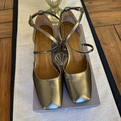 Coclico Isabel Iago Heels 37.5 EU 7.5 US Antique Patent Leather Noce. Spain NIB