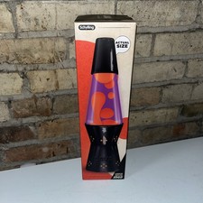 LAVA LAMP Blk Schylling Candle Powered NIB Retro Wax Motion Light HTF Retired
