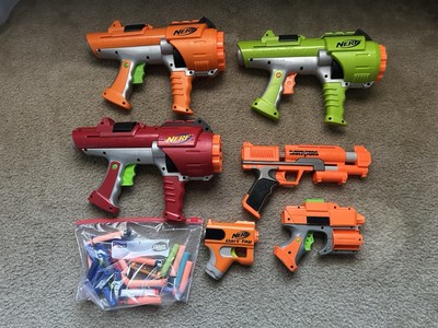 Nerf Dart Tag Hyperfire Stormfire Bundle Lot Of 6 Blasters Tested
