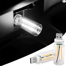 2PCS USB Lights for Car, Touch Dimmable Retro Lamp Interior LED Ambient white