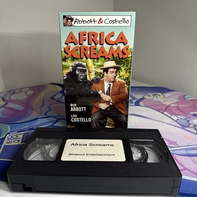 Abbott & Costello Africa Screams (VHS, 1949/1996)