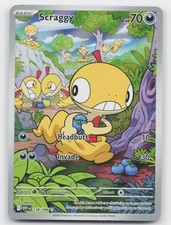 Scraggy 138/086 Holo Illustration Rare White Flare Pokemon Near Mint on eBay