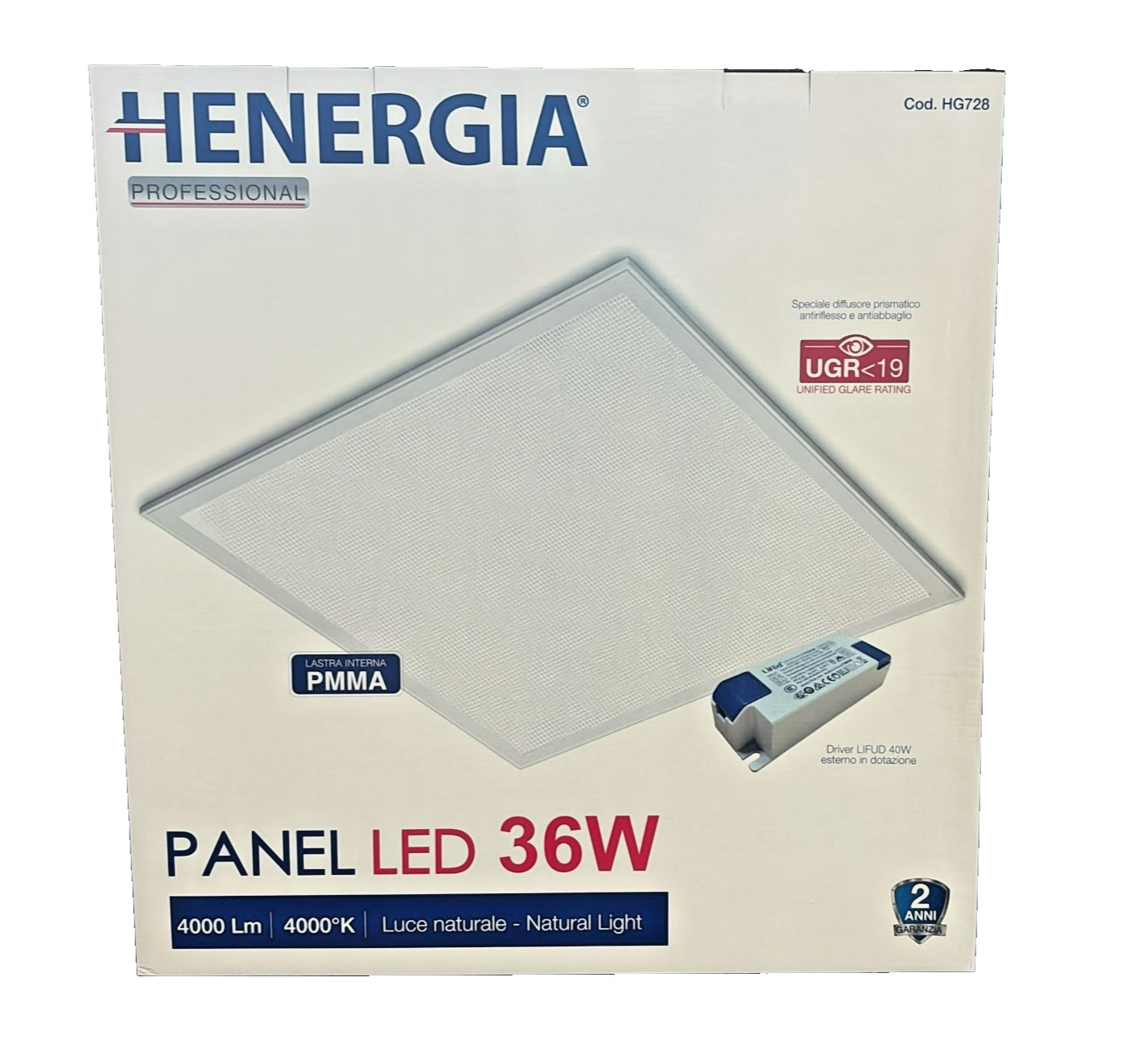 Pannello LED 60x60 Eco-Friendly 36W 4000K | Risparmio Energetico
