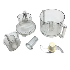 Cuisinart DFP-14BCN DLC-7 Work Bowl DLC-005AGTX Lid DFP-14N with Sleeve & Pusher