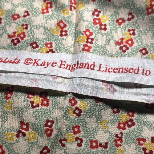 1930s Repro BACK PORCH PRINTS Kaye England Wilmington Prints Cotton 1 Yd X 44” - Picture 5 of 6