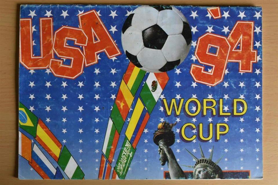 Copa Mundial de la FIFA EE. UU. 94 1994 VERSIÓN SERBIA YUGOSLAVA EMBARGO DE GUERRA sin panini Foto 2 de 4