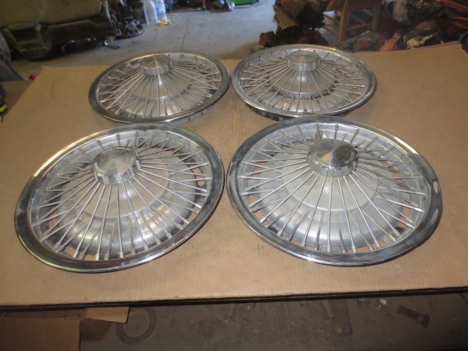 71-76 Chevrolet Camaro Chevelle Nova колпак колеса обод крышка 14» провода спицы 3046 - Изображение 2 из 4