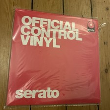Serato Official Control Vinyl 12-inch Pair DJ Equipment - Pink & Blue available