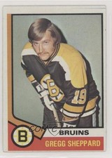 1974-75 Topps Gregg Sheppard #184 0b3