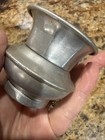Vintage Miniature Aluminum Tobacco Spittoon Personal Spittoon — photo 9