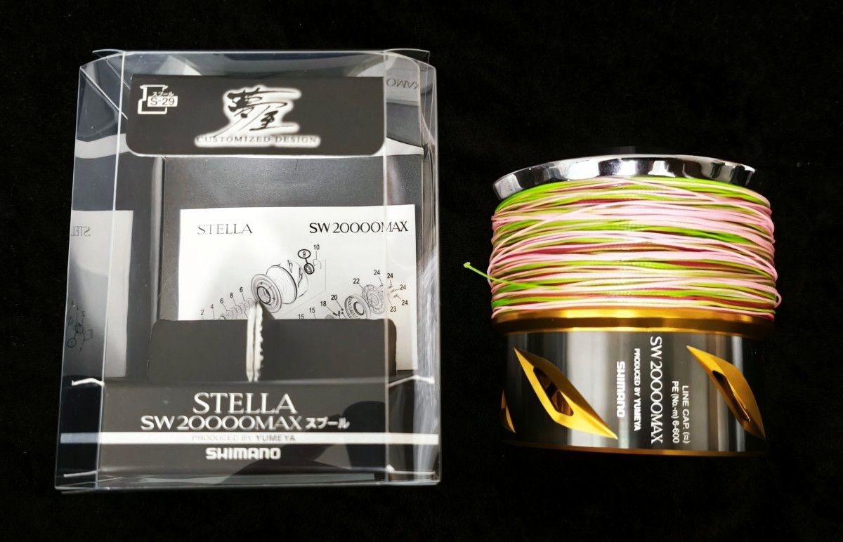 Shimano Yumeya 20 Stella SW 20000MAX Spool with Odds Port PE Shimano Yumeya 20 Stella SW 20000MAX Spool with Odds Port PE