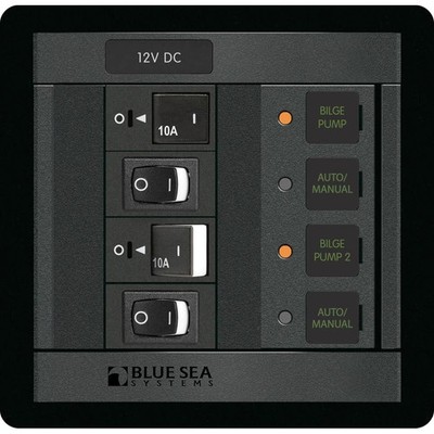 Blue Sea 1522 360 Panel Dual Bilge Pump Control BLUE SEA SYSTEM 1522  Expedited