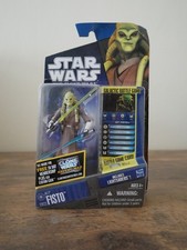 Hasbro Star Wars The Clone Wars Kit Fisto Action Figure  CW23 Sealed