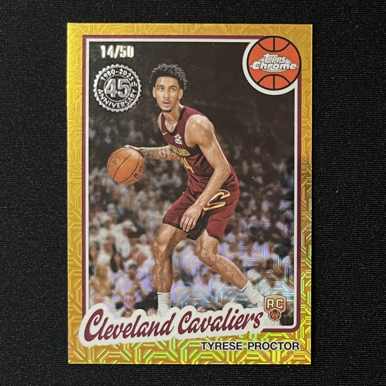2025 Topps Gold Mojo 45th Anniv. Tyrese Proctor /50 #TC-TP Rookie RC