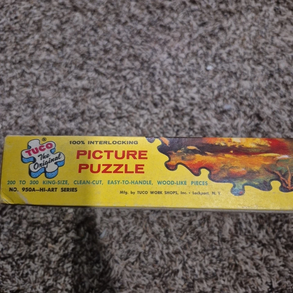 Tuco Vintage Puzzle, Moonlit Camp, 200-300 Pieces, 100% Interlocking - Image 3 of 4