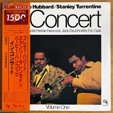 FREDDIE HUBBARD In Concert JAPAN REISSUE LP W/OBI 1978 CTI LAX-3185