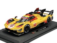 Bburago 2024 Ferrari 499P #83 Kubica 24H LE Mans FIA WEC Yellow 1:24 26313 NEW