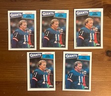 LOT OF 5- 1987 TOPPS #10 PHIL SIMMS