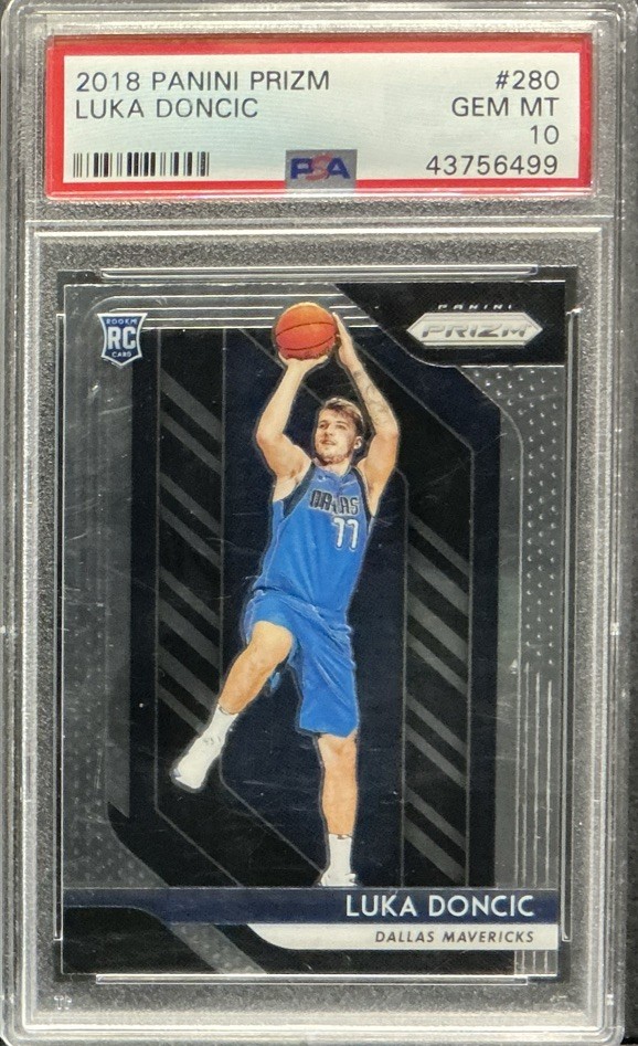 🔥2018 Panini Prizm Luka Doncic #280 RC PSA 10🔥 view 3
