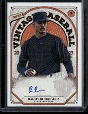 2023 Onyx Vintage Randy Rodriguez Blue Signatures #VARR