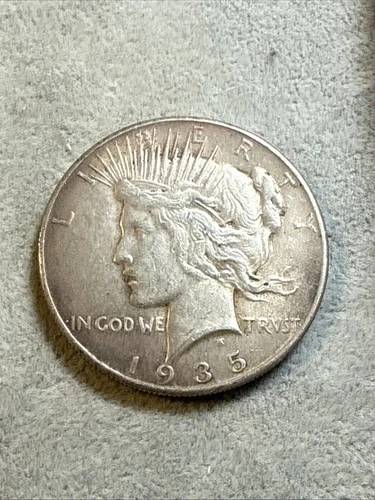 1935 Peace Silver Dollar VF Very Fine Condition Nice Coin See Pics 7995