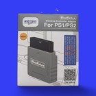 BLUE RETRO PS2 REMOTE CONTROL MINI WIRELESS ADAPTER - Ships FAST from USA!