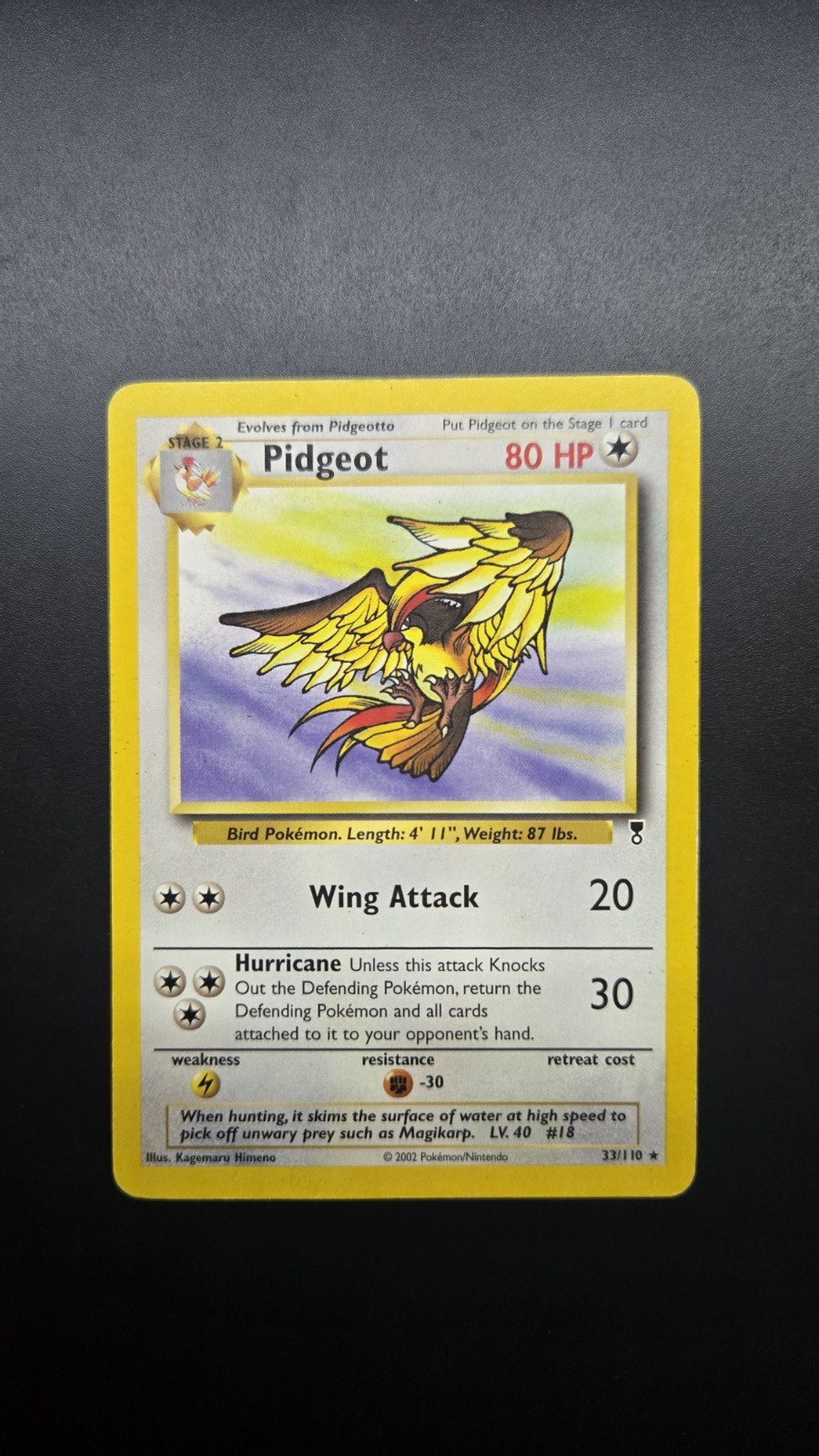 Pidgeot 33/110 Legendary Collection Regular Pokemon Card - Ungraded