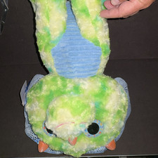 Toys"R"Us Geoffrey Green Blue Monster Plush Stuffed Animal Washable 2016 5F64147