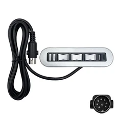 Emomo 8 Button 8 Pin Switch HX90TU2B Recliner Chairs Hand Control with USB A C