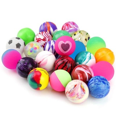 Pllieay 24 Pieces Bouncy Balls Small Bouncy Balls for Kids, Rubber Balls 25mm...