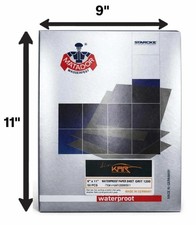 Auto Body Wet Sandpaper 9x11 1200 Grit 50 Sheets Waterproof