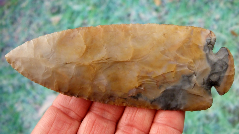 Super Fine 5 inch Multi-Colored Ohio Flintridge Dovetail Point wt COA ...