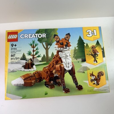 LEGO Creator 3 In 1 Forest Animals: Red Fox (31154) Sealed
