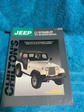 Chilton's JEEP CJ/Scambler 1971 -1986 Repair Manual