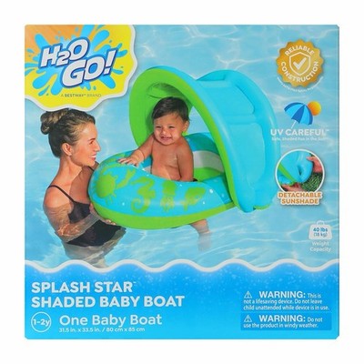  Bestway H20 Go! Splash Star Shaded Baby Boat BNWT 