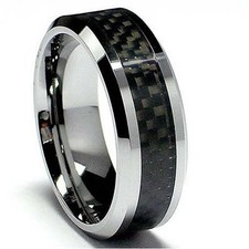 Ebay Wedding Rings for Men. 8mm Tungsten Mens Ring Black Tungsten Ring. Warranty