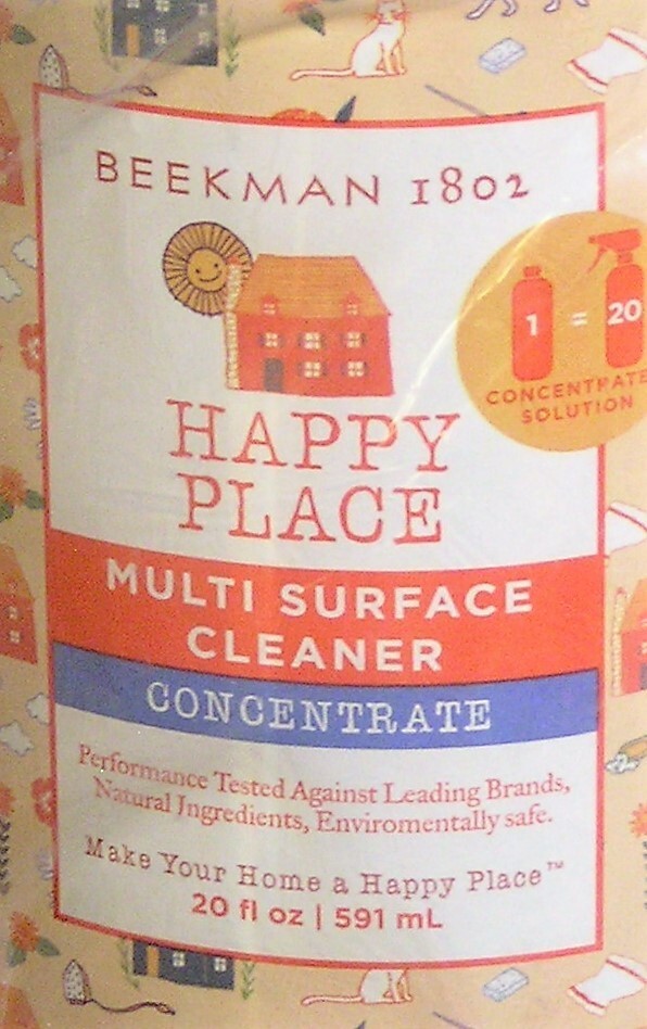 BEEKMAN All Natural MULTI SURFACE CLEANER CONCENTRATE w SPRAYER & CLOTH